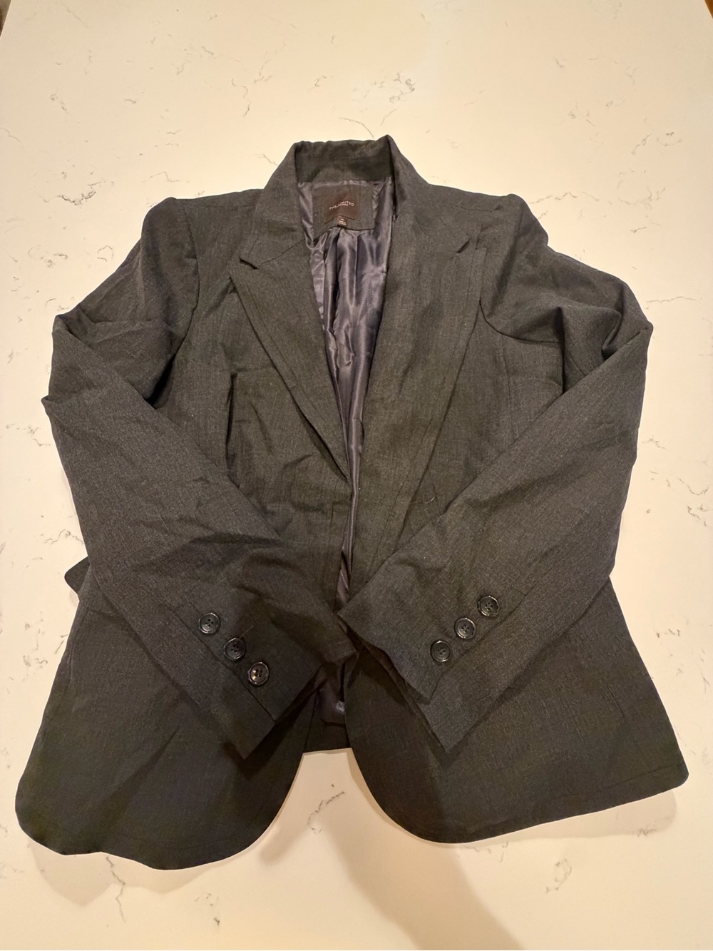 Classic Women’s Dark Gray Blazer Jacket
